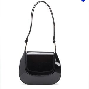 ISADORA Patent Leather Convertible Shoulder Bag